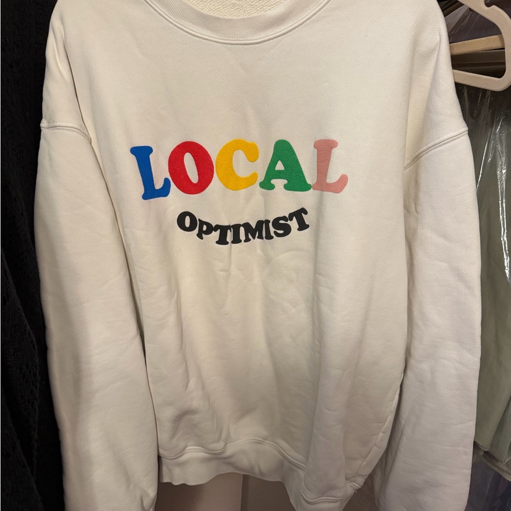 Madhappy off White Crewneck Sweatshirt size large (good condition)